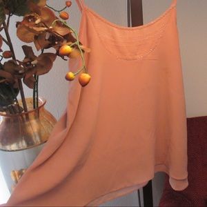 Blush Pink Tank Top Blouse